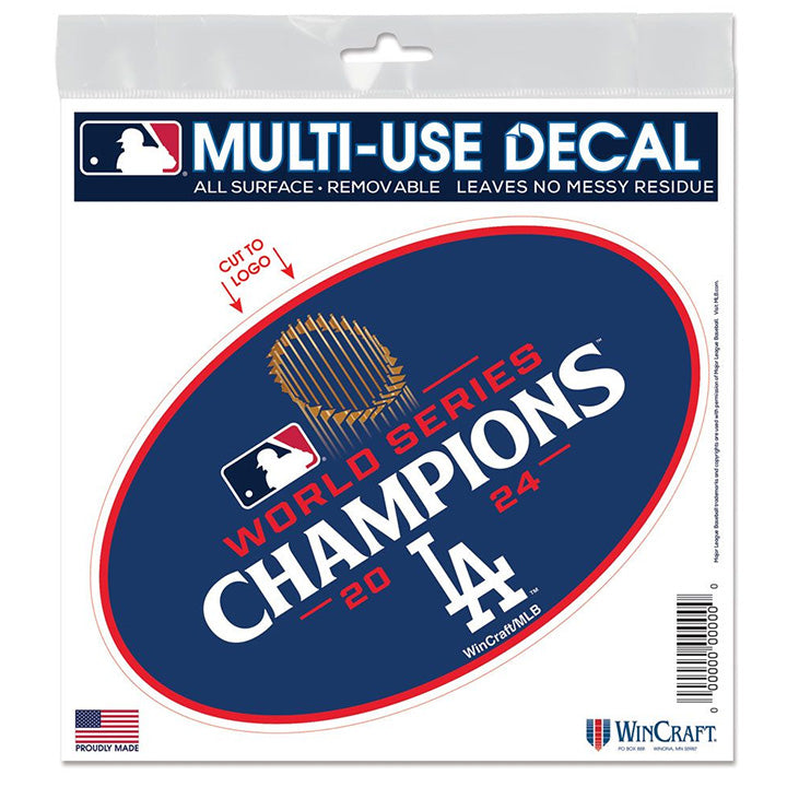 World Series Champions Dodgers Decal