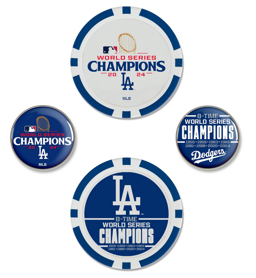 World Series Champions Dodgers Ball Marker Set