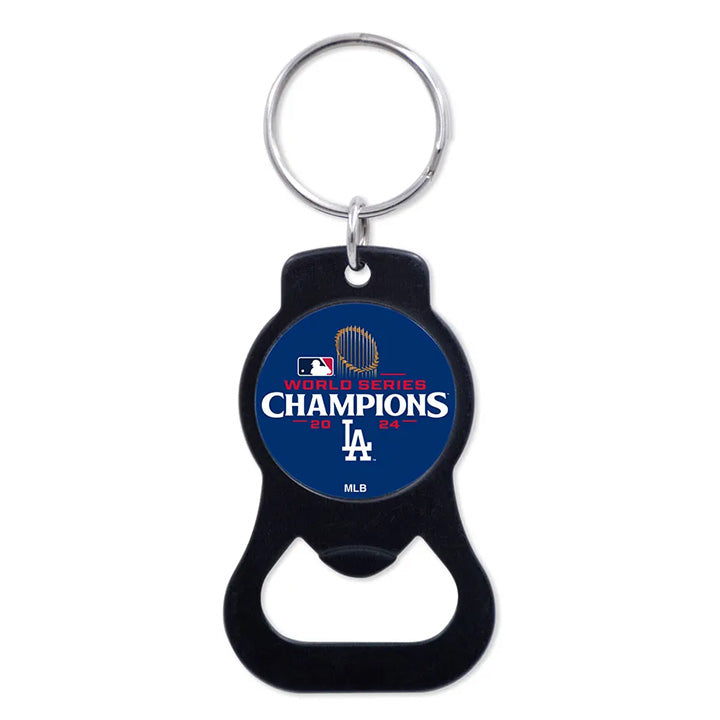 World Series Champions Los Angeles Dodgers Black Bottle Opener Key Ring