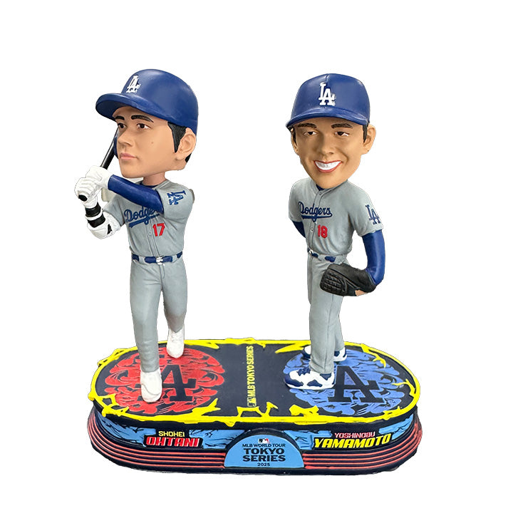 Shohei Ohtani Yoshinobu Yamamoto MLB Tokyo Series 5.5 inch Bobblehead