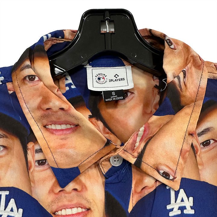 Shohei Ohtani All-Over Face Collared Shirts