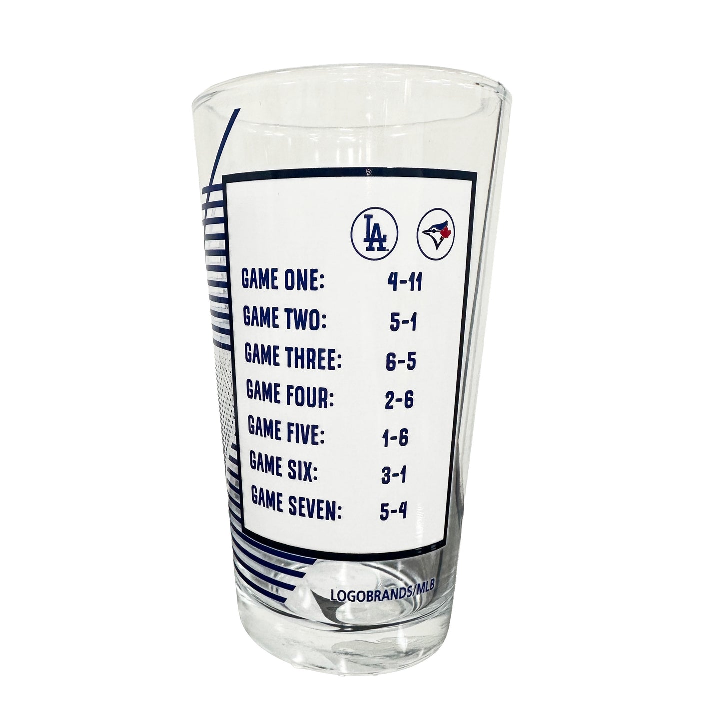 LA Dodgers 2025 World Series Champions 16oz Pint Glass