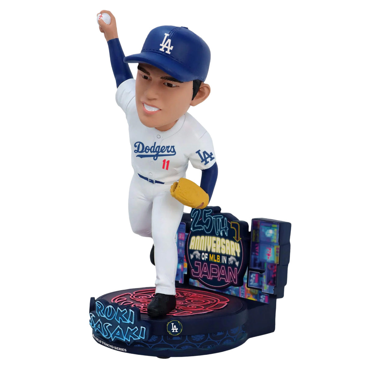 Roki Sasaki Los Angeles Dodgers 2025 MLB in Japan 25th Anniversary Bobblehead