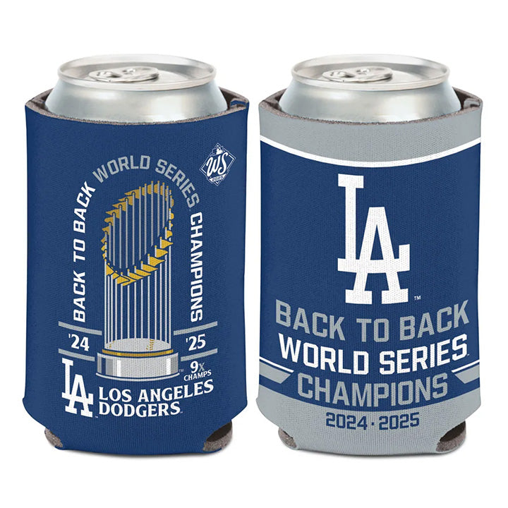 World Series Champions Los Angeles Dodgers Can Cooler 12 oz.