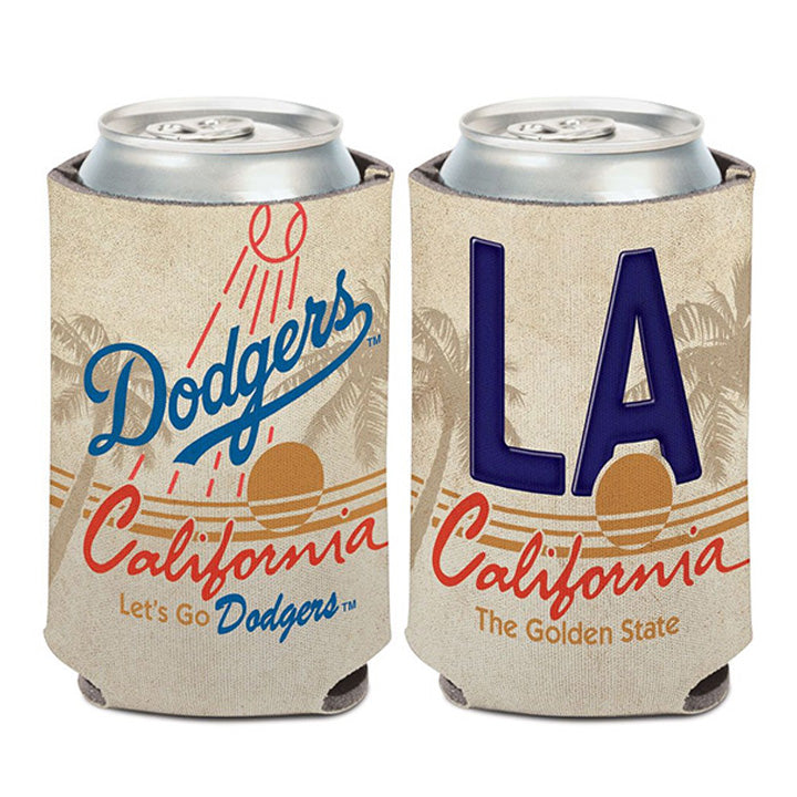 Dodgers State plate Can Cooler 12 oz