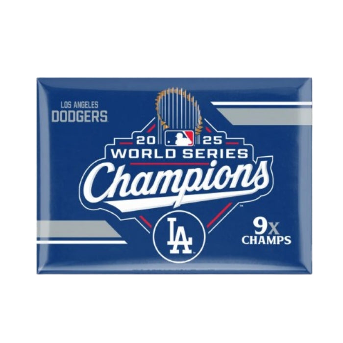 World Series Champions Los Angeles Dodgers Metal Magnet 2.5" x 3.5"