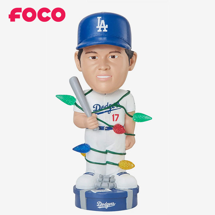 Foco Shohei Ohtani Los Angeles Dodgers Holiday Lights Bobblehead