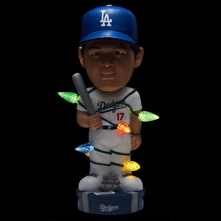 Foco Shohei Ohtani Los Angeles Dodgers Holiday Lights Bobblehead