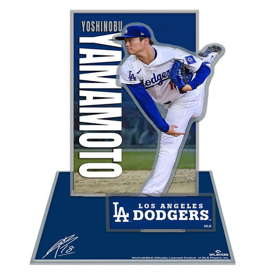 Los Angeles Dodgers Arylic Stand Up Set Yoshinobu Yamamoto