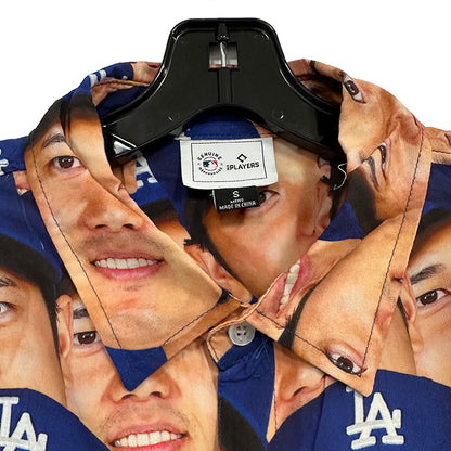 Shohei Ohtani All-Over Face Collared Shirts