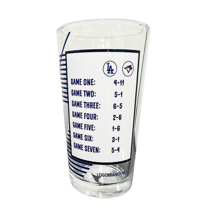 LA Dodgers 2025 World Series Champions 16oz Pint Glass