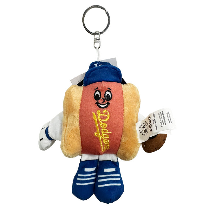 LA DODGERS Dodger Hot Dog Keychain
