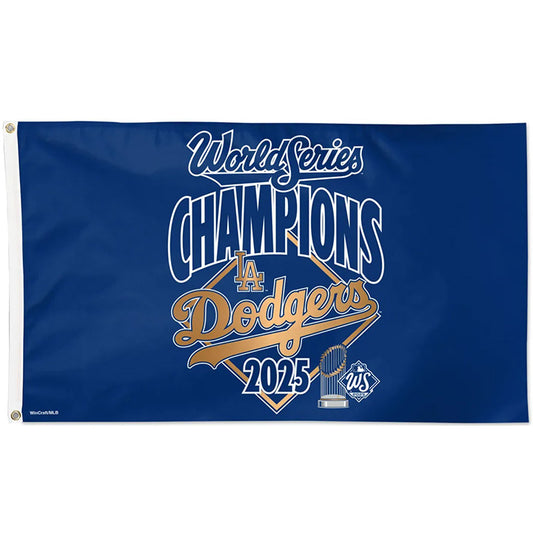 World Series Champions Los Angeles Dodgers Flag Deluxe 3' X 5'