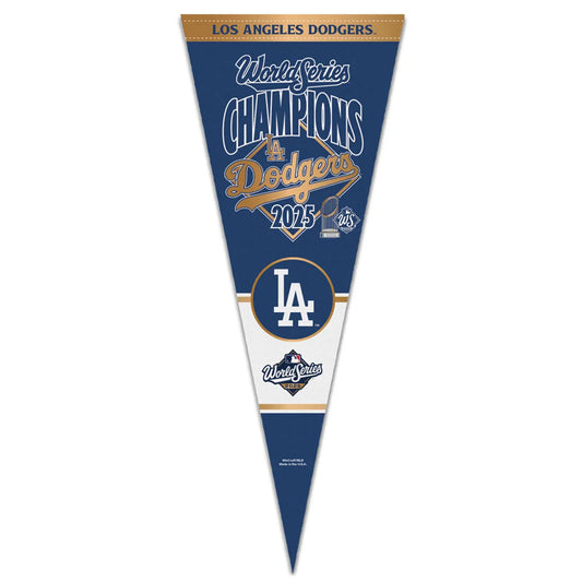 World Series Champions Los Angeles Dodgers Premium Pennant 12" x 30"