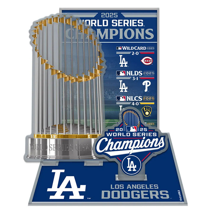 World Series Champions Los Angeles Dodgers Acrylic Stand Up Set