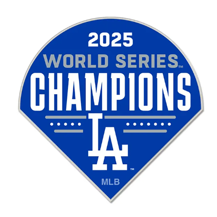 World Series Champions Los Angeles Dodgers Collector Pin Jewelry Card