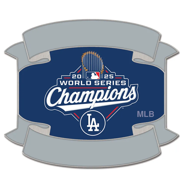 World Series Champions Los Angeles Dodgers Collector Pin Jewelry Card