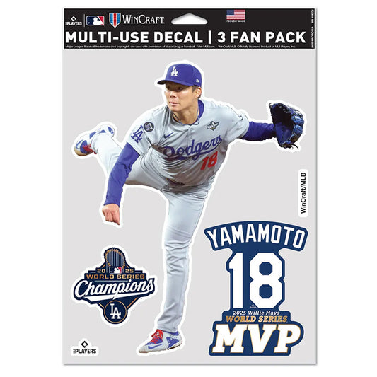 World Series Champions Multi Use 3 Fan Pack Yoshinobu Yamamoto