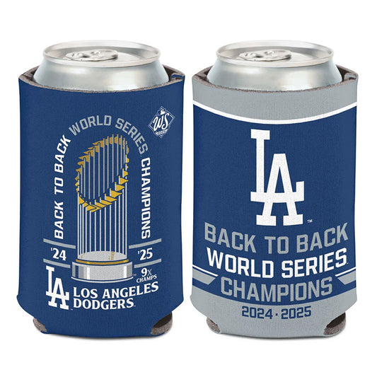 World Series Champions Los Angeles Dodgers Can Cooler 12 oz.