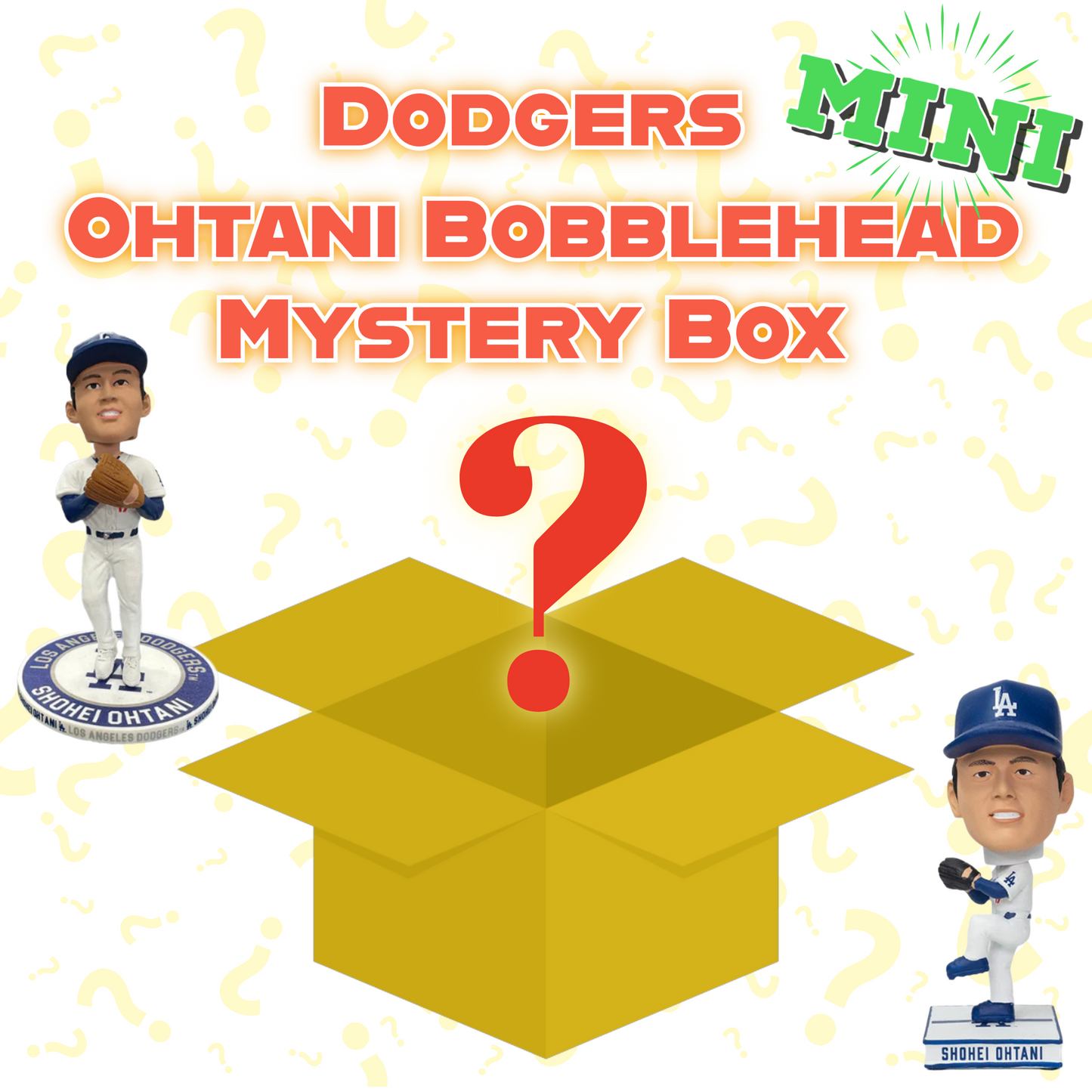 Dodgers Ohtani MINI Booblehead Mystery Box