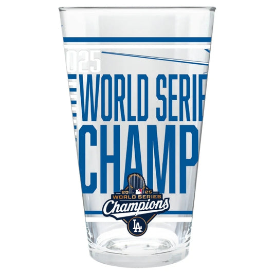 2025 World Series Champions Los Angeles Dodgers Pint Glass