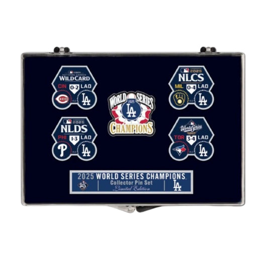 World Series Champions Los Angeles Dodgers 5pc Pin Set