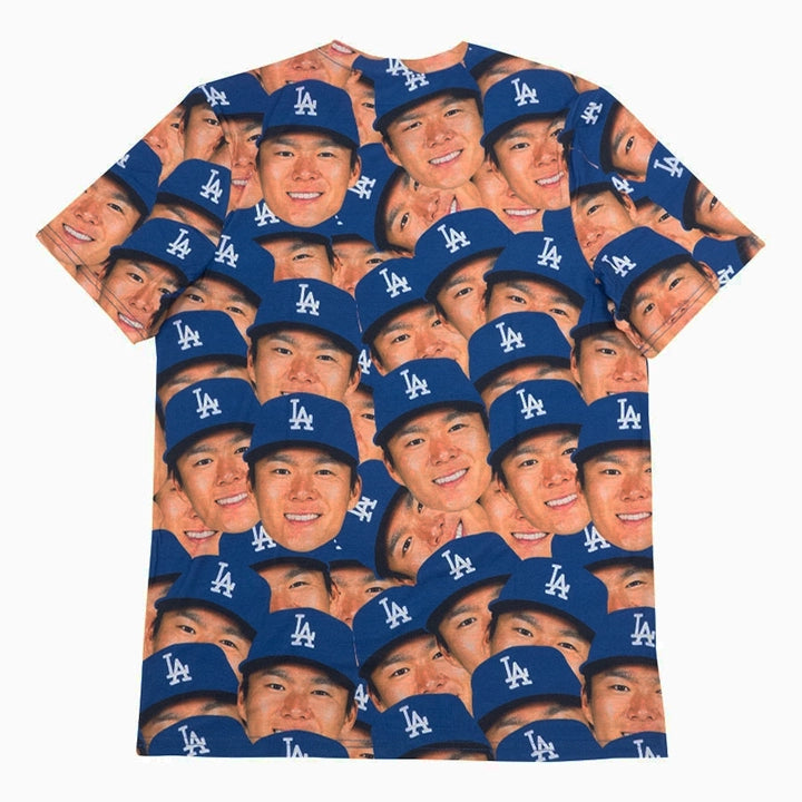 Yoshinobu Yamamoto Official Face All-over Pattern T-shirts