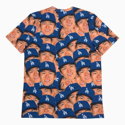 Yoshinobu Yamamoto Official Face All-over Pattern T-shirts